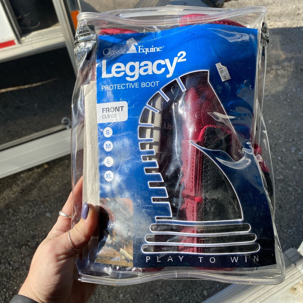 Legacy 2 Front boots; size large, wine in color